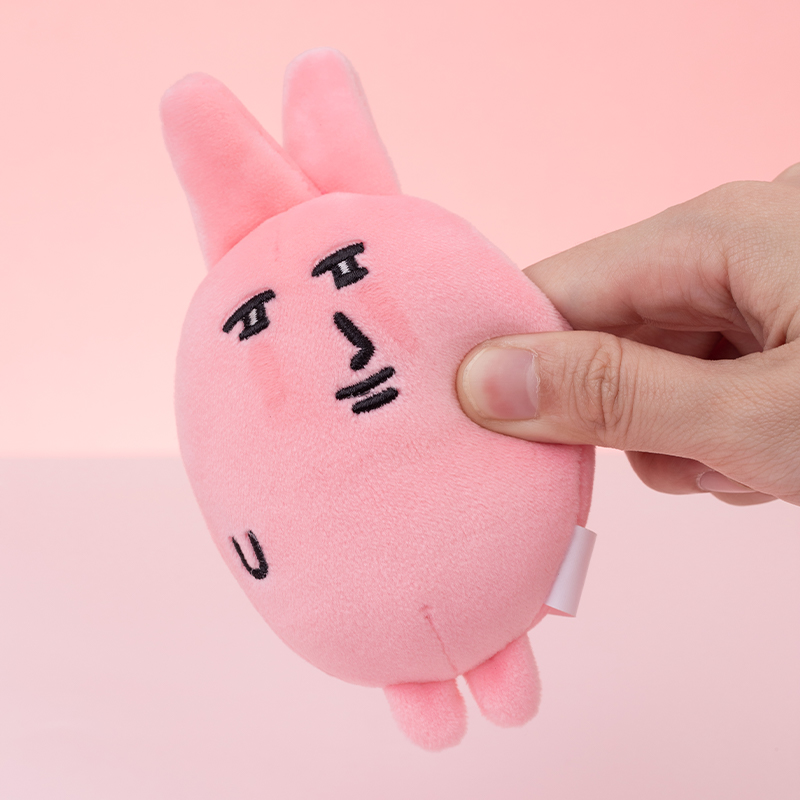 粉红兔子MyFriend原创小号香肠毛绒挂件解压玩具包挂玩偶生日礼物