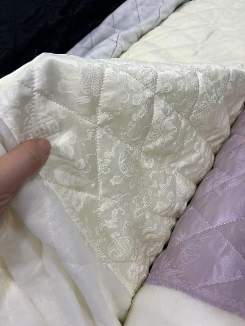 真丝提花絮片棉衣国风棉袄加厚保暖外套保暖桑蚕丝