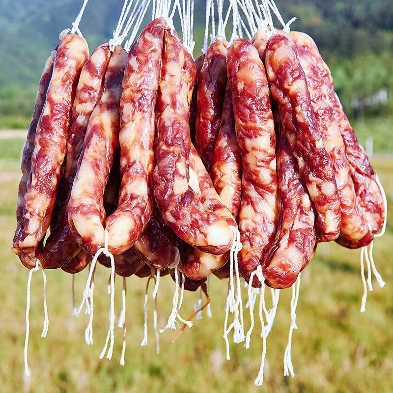 广西灵山土猪肉农家腊肠