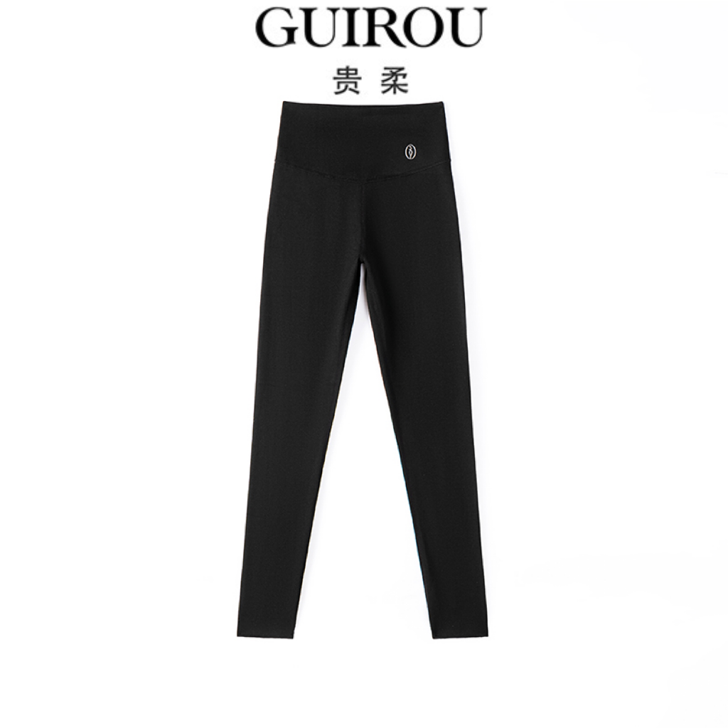 丝羊毛九分鲨鱼裤女外穿2024新款打底裤秋冬款高腰显瘦瑜伽裤8332