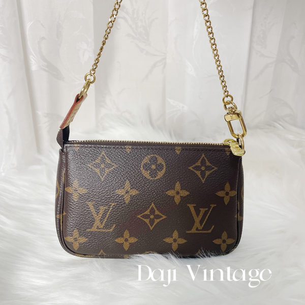 大吉中古/LV老花mini麻将手提包