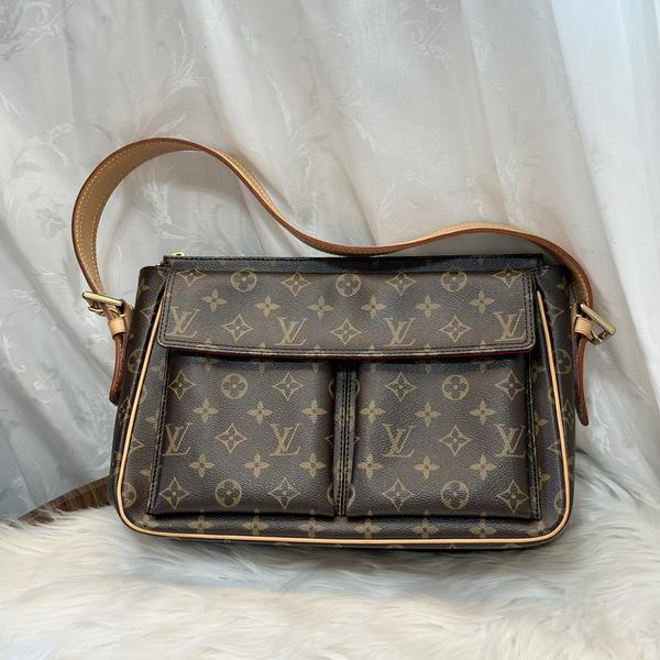 95新  大吉中古/Lv中骆驼包单肩包（换配皮）
