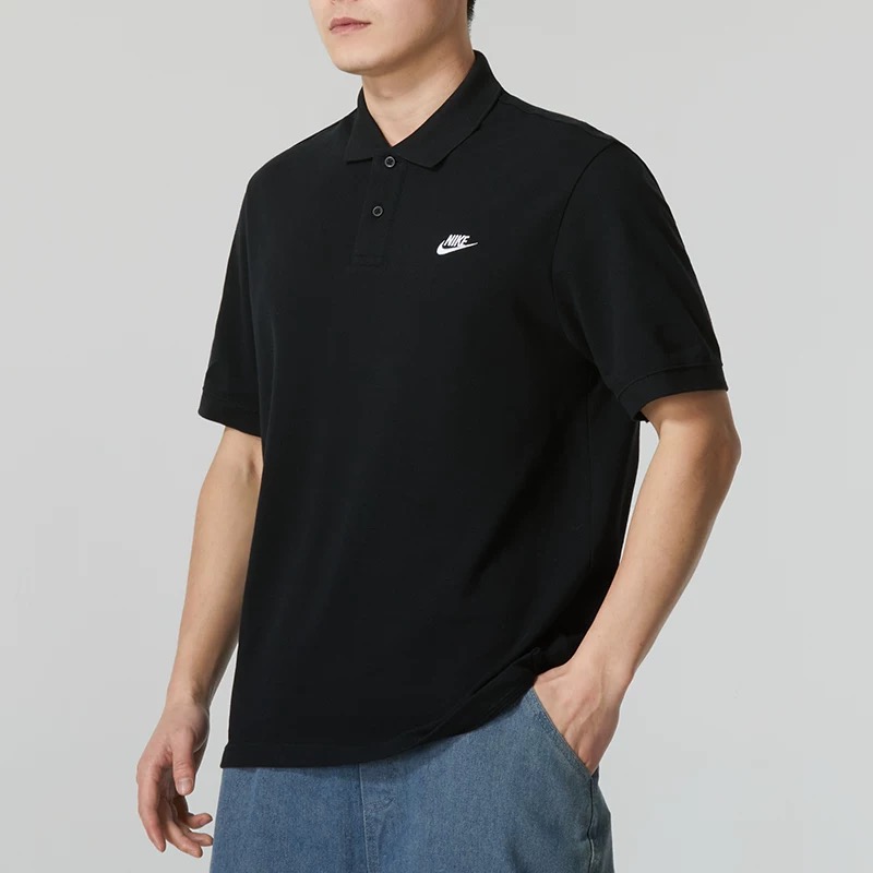 NIKE/耐克CLUB 男士运动透气休闲翻领百搭Polo衫短袖 FN3895010