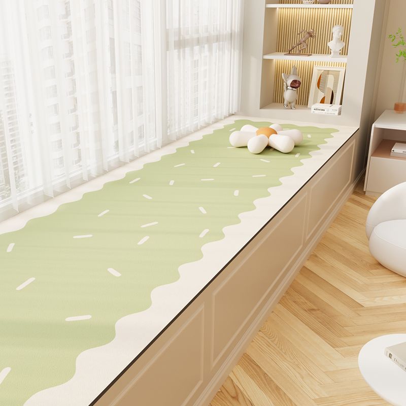 软硅藻泥飘窗垫四季通用防滑坐垫可剪裁阳台垫地垫窗台垫子网红