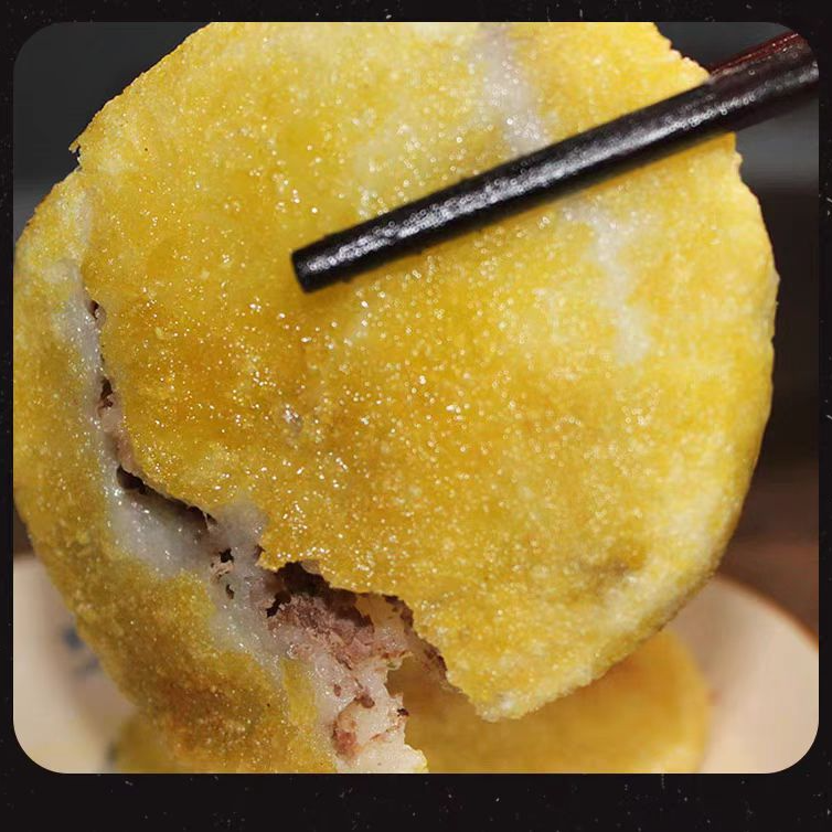 贵州特产小吃油炸粑粑油炸粑红豆沙粑油炸红豆糍粑豆沙窝特色小吃