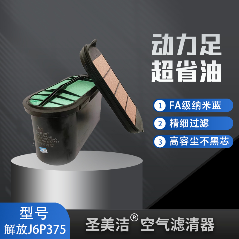 圣美洁解放J6P375、420、460马力蜂窝滤芯