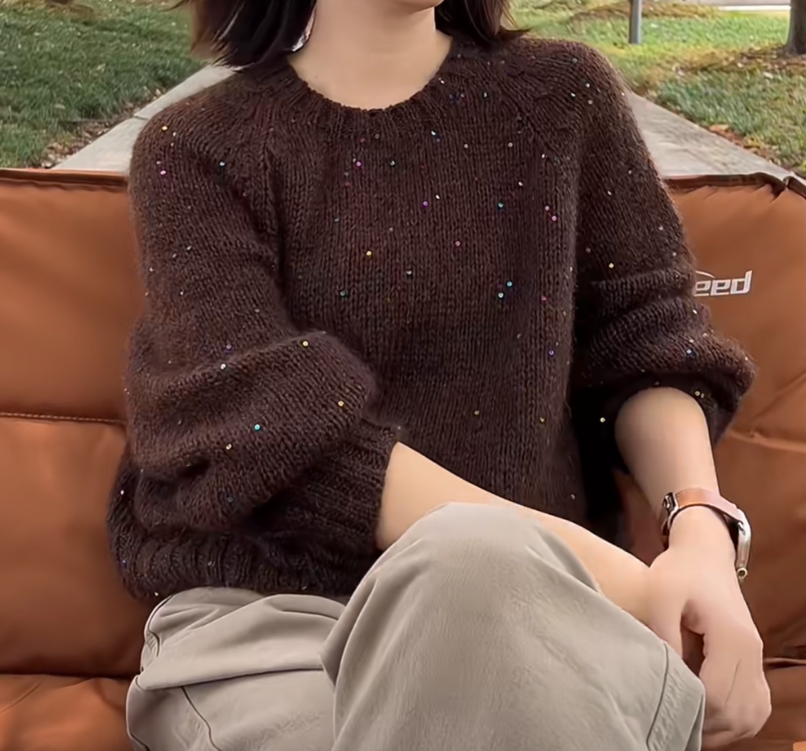 真丝羊毛亮片马海毛[一两】