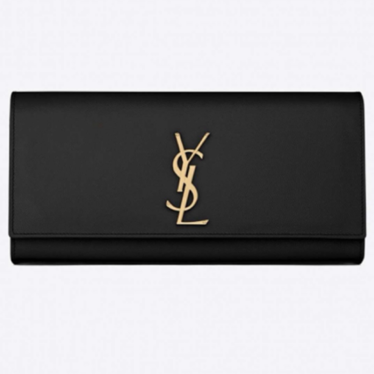 95新 YSL/圣罗兰 圣罗兰 ysl 手拿包 黑金/JW0036