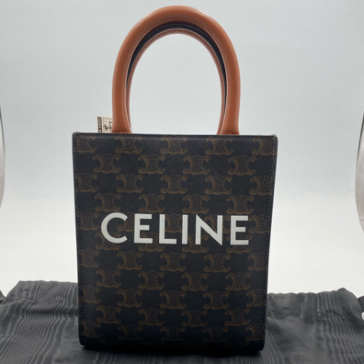 95新 Celine/思琳 老花琴谱手提包21年/JW2858