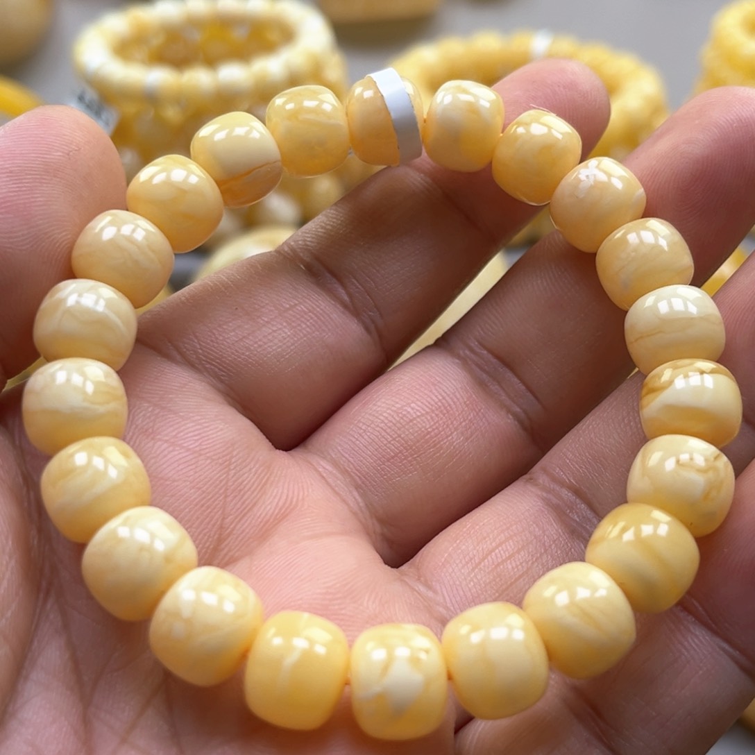 琥珀手链未镶嵌手串
