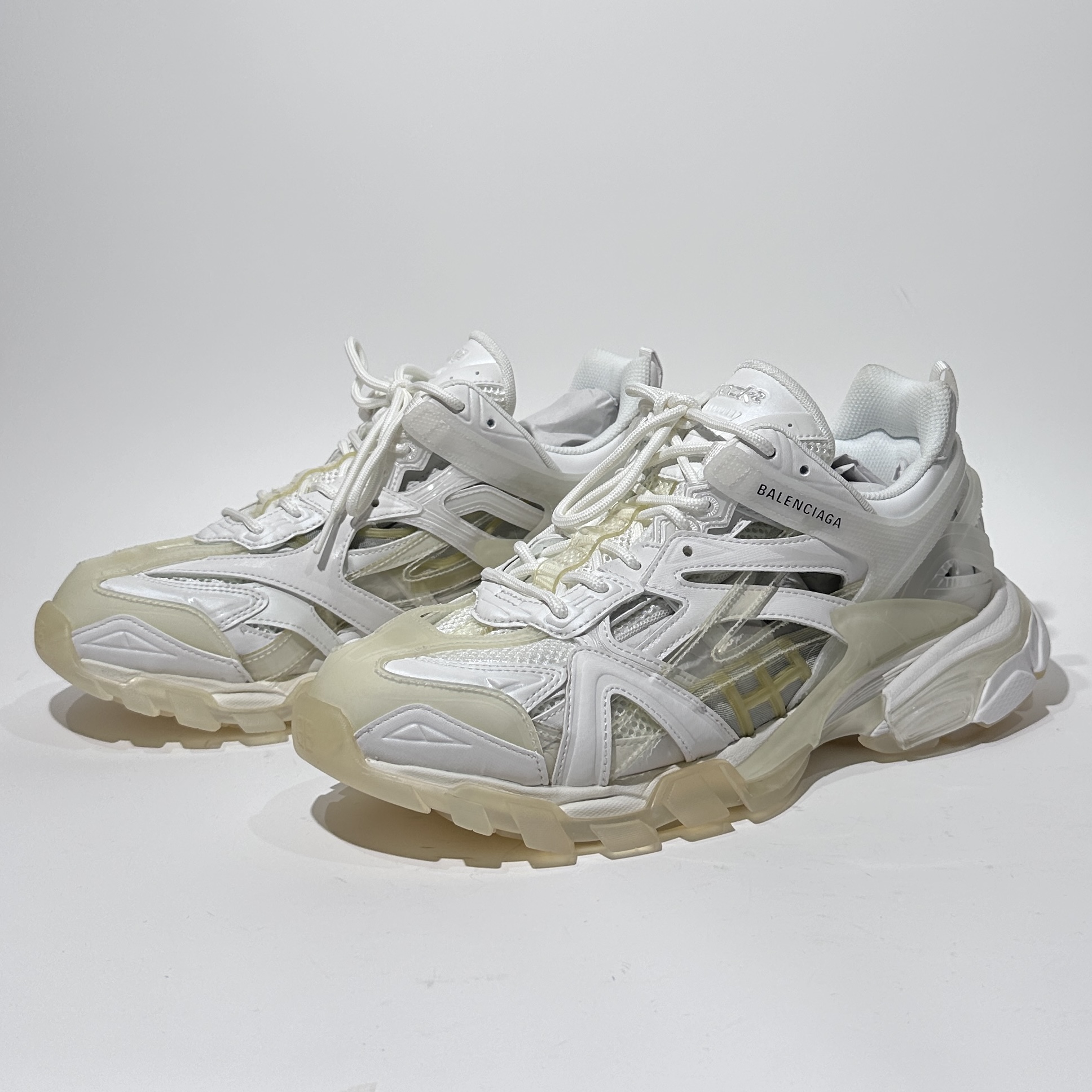全新未使用 Balenciaga/巴黎世家 43码Track2.0白色做旧老爹鞋