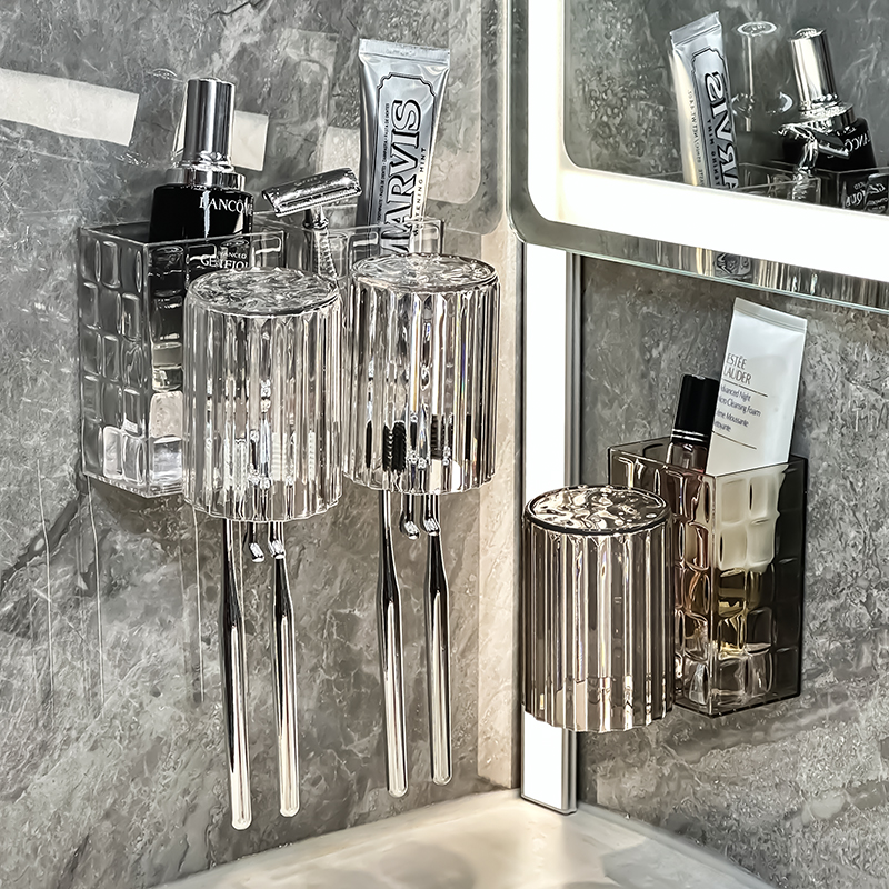 【半岛良品】牙刷置物架牙膏牙刷架卫生间家用免打孔卫生间好物