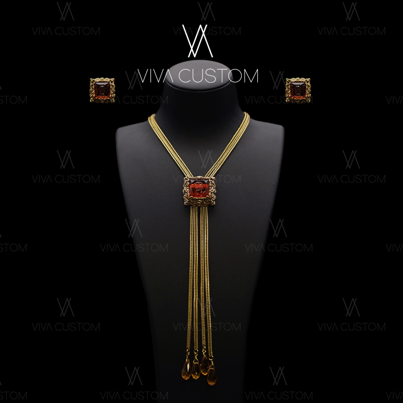 合金耳饰 复古百搭设计感简约编织方糖藤蔓套装N