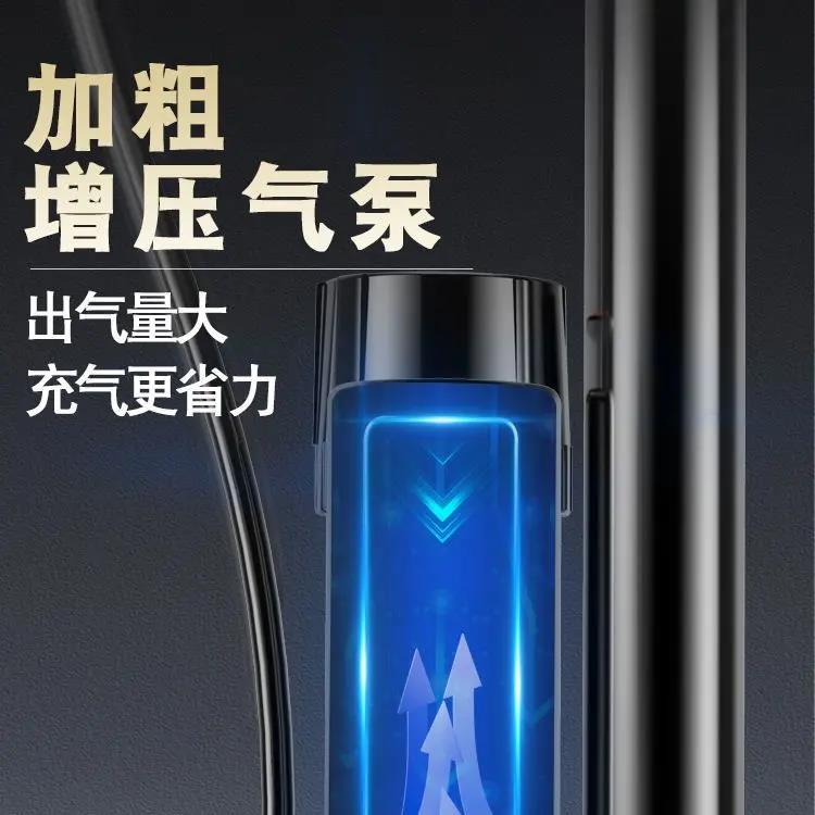 打气筒自行车家用小型高压便携式电动电瓶车篮球通用气管子充气筒