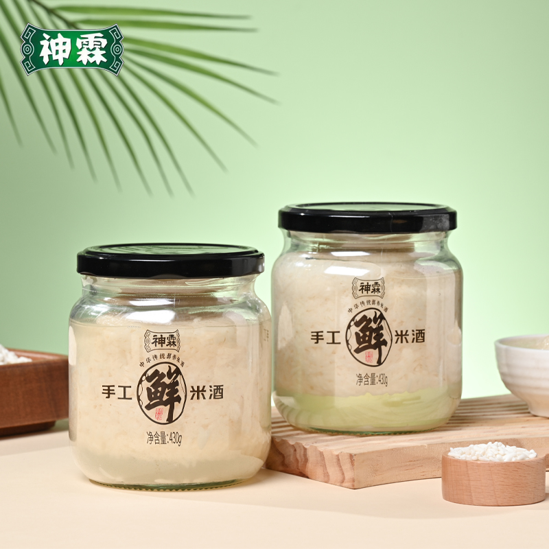 神霖孝感米酒神霖营养手工鲜米酒430g