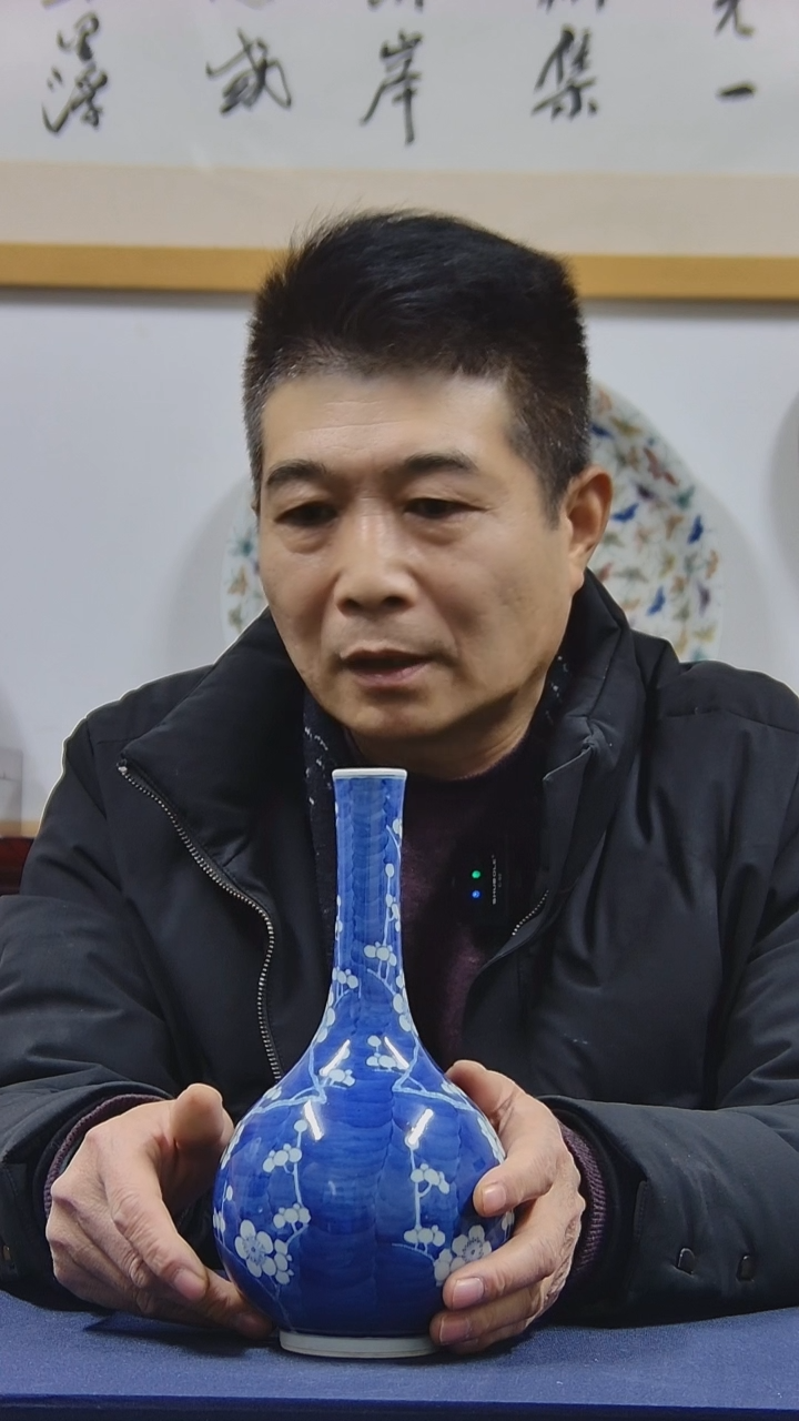 【闪购商品】瓷摆件冰梅胆瓶