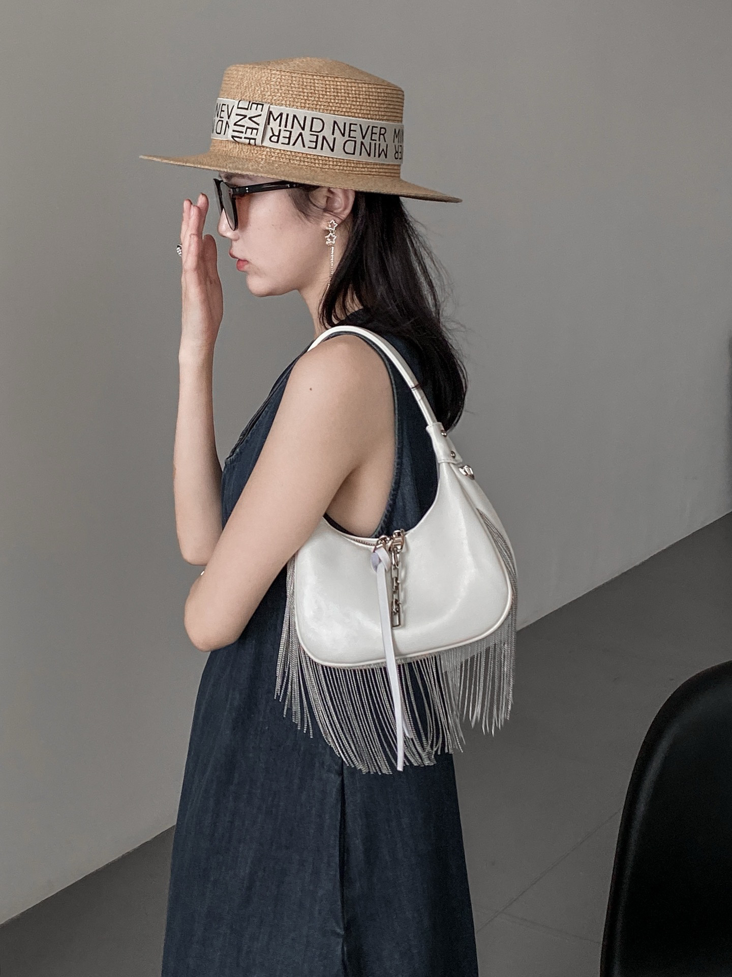 2025年新款月牙包腋下包斜跨时尚女包轻奢小众网红百搭小包包