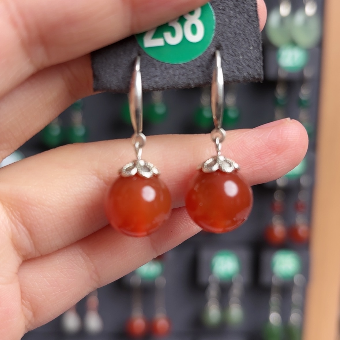 【闪购商品】玛瑙手饰银S925镶嵌12