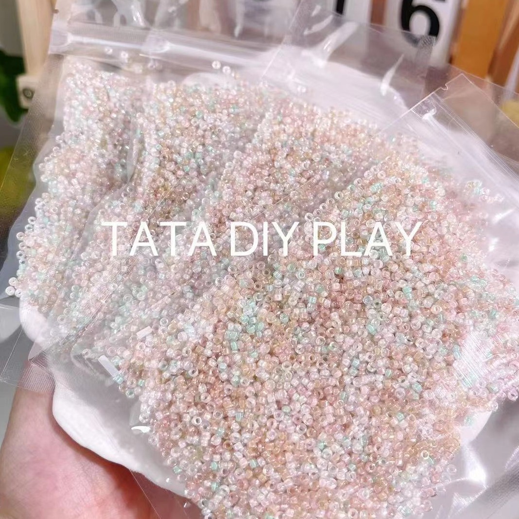 【新粉福利】 DIY串珠手工百搭清新手作柱子水晶珠链毛