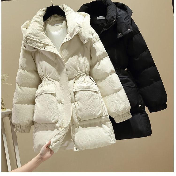 波司澄冬季新款羽绒服女韩版时尚收腰显瘦衣加厚袄外套美拉德