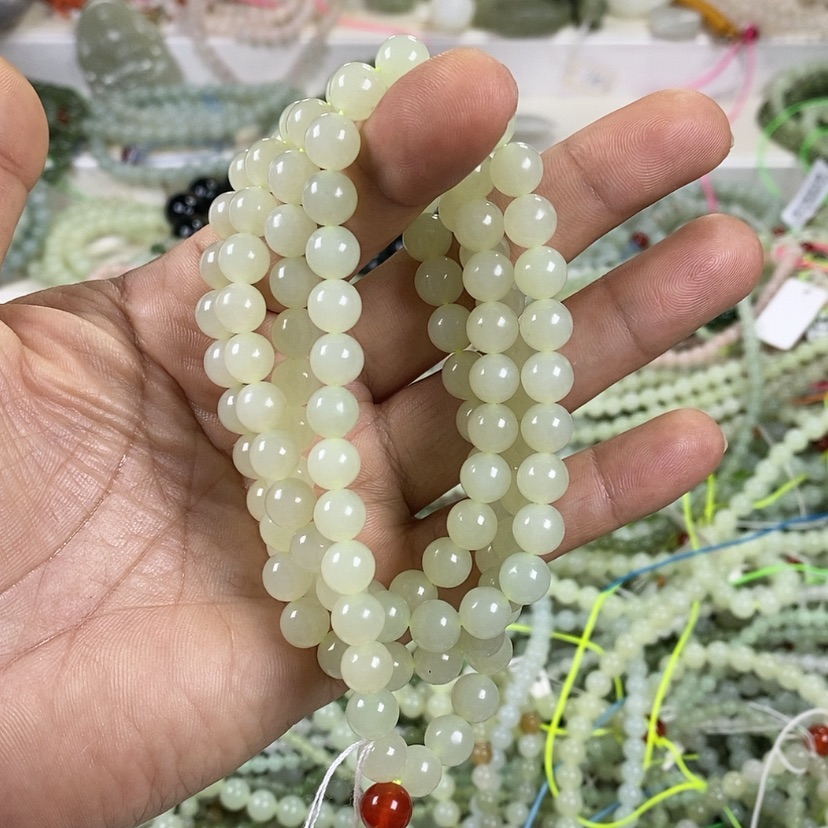 【闪购商品】和田玉颈饰未镶嵌茶***嫣卡8