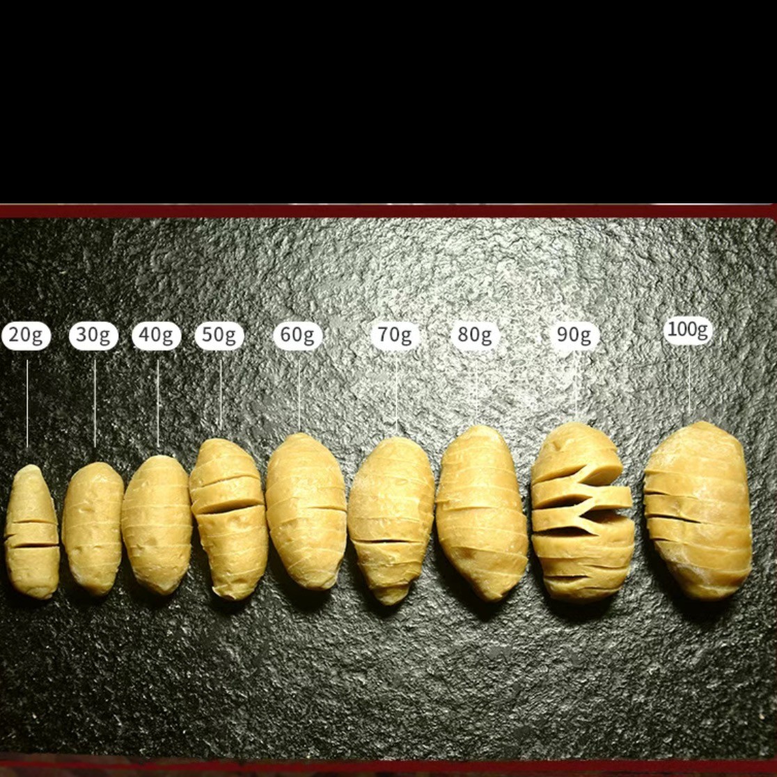 谷朊粉纯手工面筋20-100g商用油炸烧烤面筋头批发好吃好吃美味