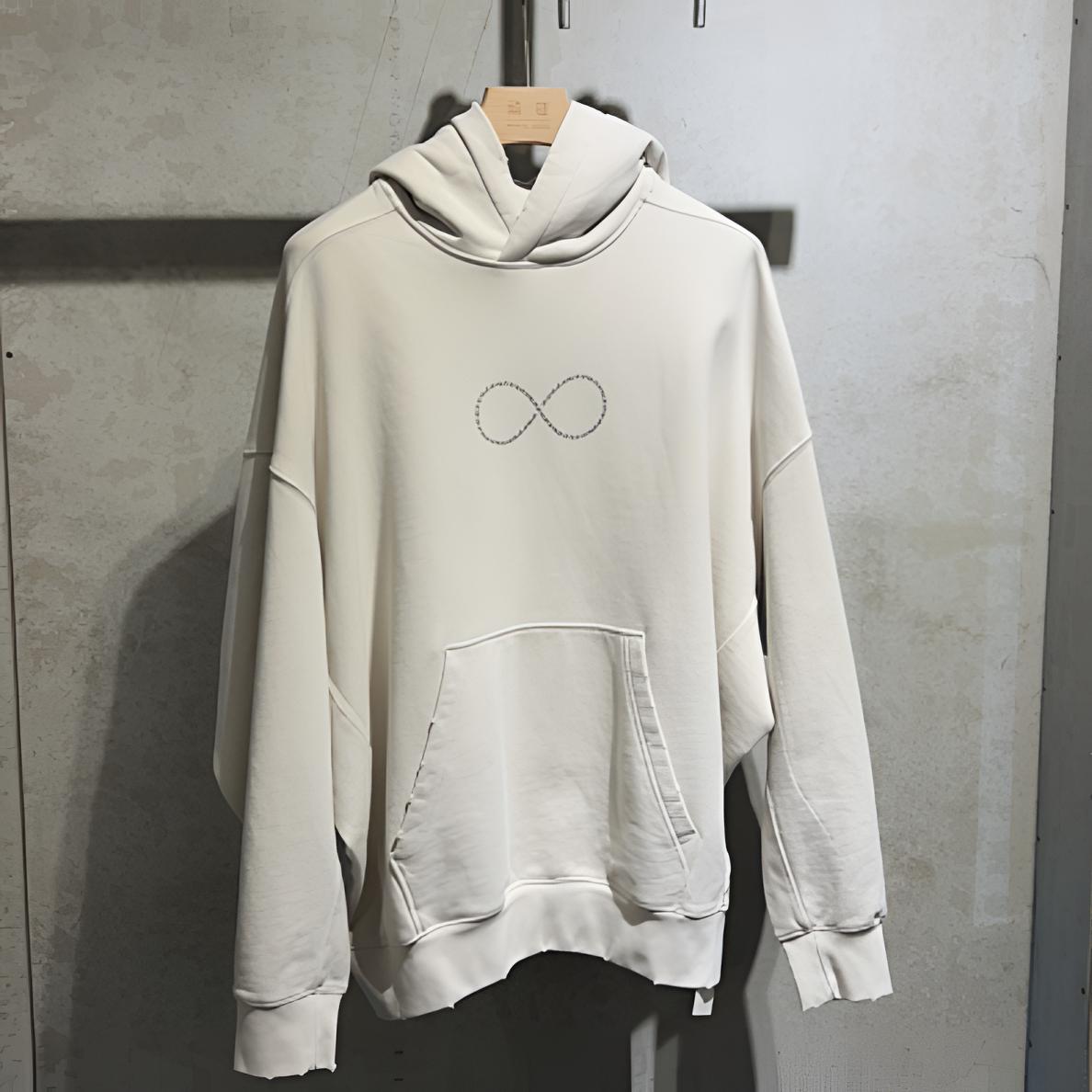 时尚潮品男女同款高克重水洗带帽卫衣