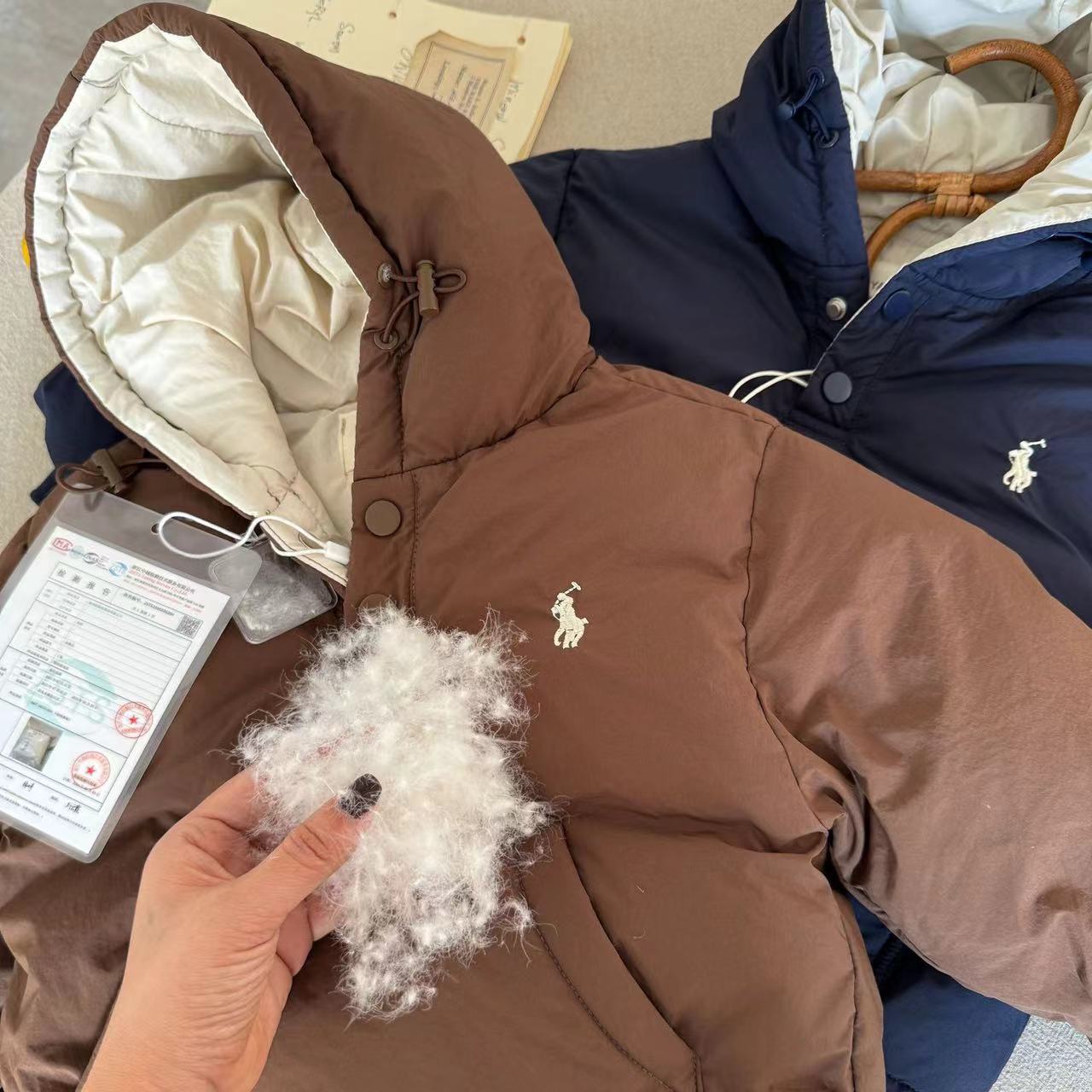 儿童羽绒服2025冬季新品男女童加厚羽绒服宝宝连帽套头外套33975