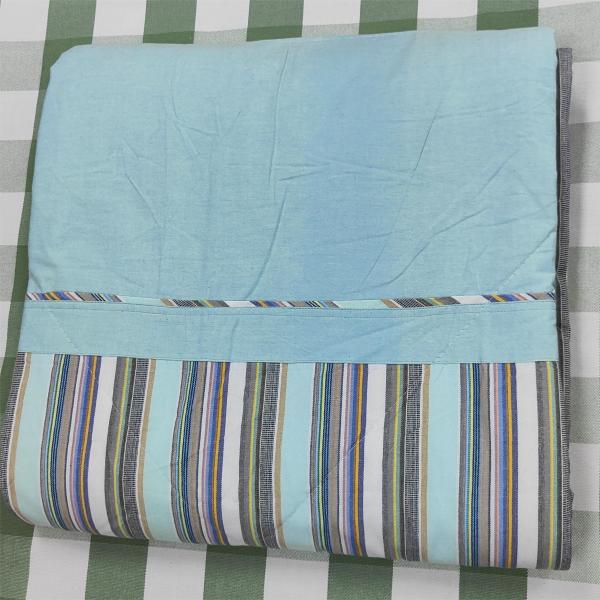 秋冬款棉被水洗棉花被羽丝绵被冬被加厚棉被保暖被子老粗布蓝色