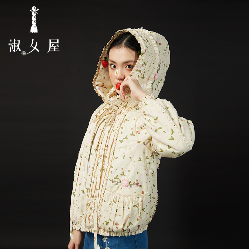 淑女屋官方旗舰店草原小屋棉夹克④
