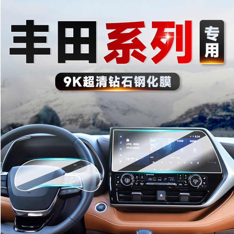22号【广汽丰田—赛那/威飒/CHR/凌尚】导航仪表液晶屏幕钢化保护膜