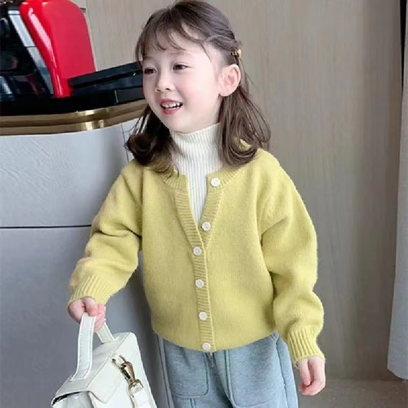 假两件套头打底毛衣2025春装新款长袖加厚洋气女童装针织衫儿童
