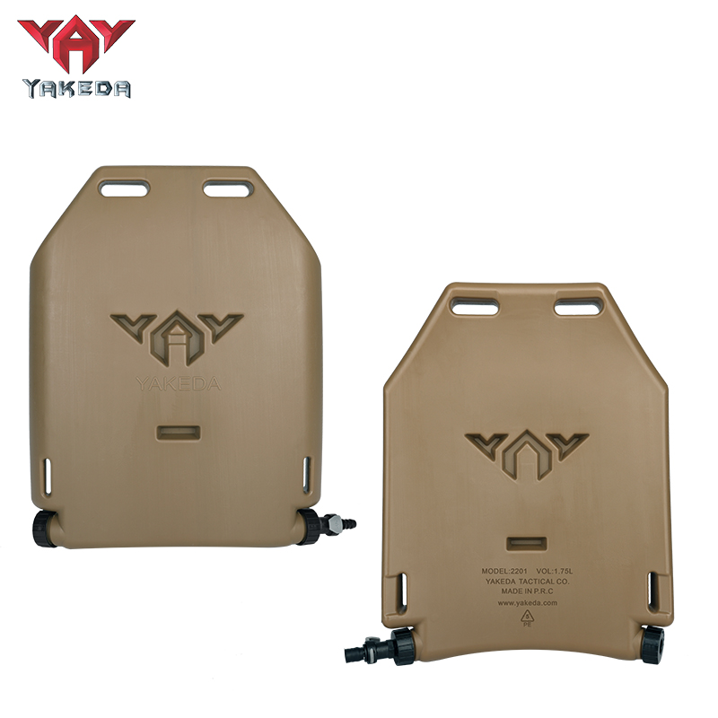雅科达新型战术储水插板1.75L战术背心 内胆PE 户外2201储水插板