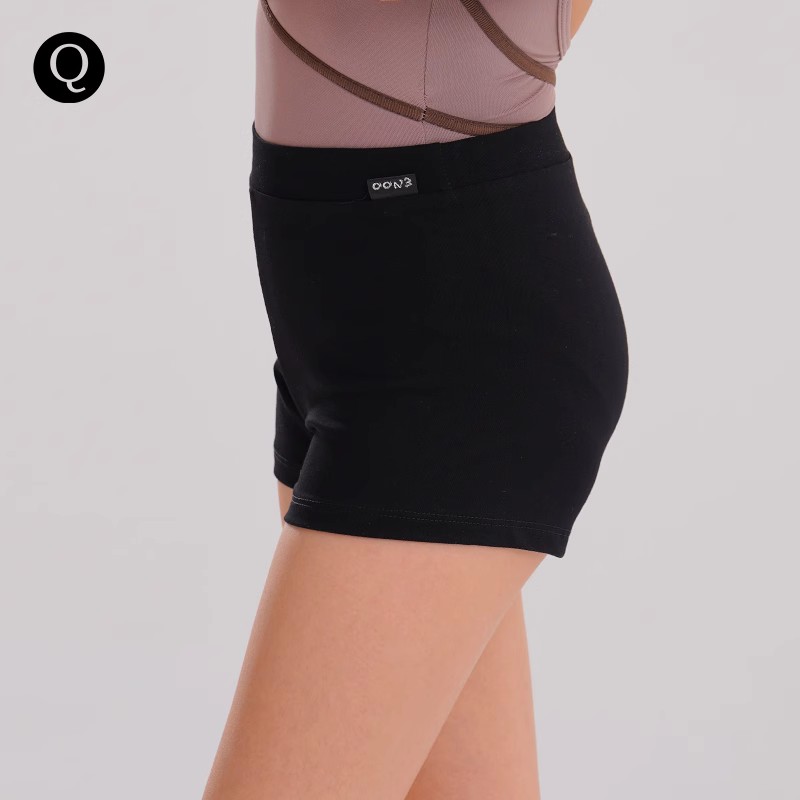 青青之舞|黑色三分裤舞蹈裤外穿练功裤女芭蕾舞平腰短款芭蕾舞服