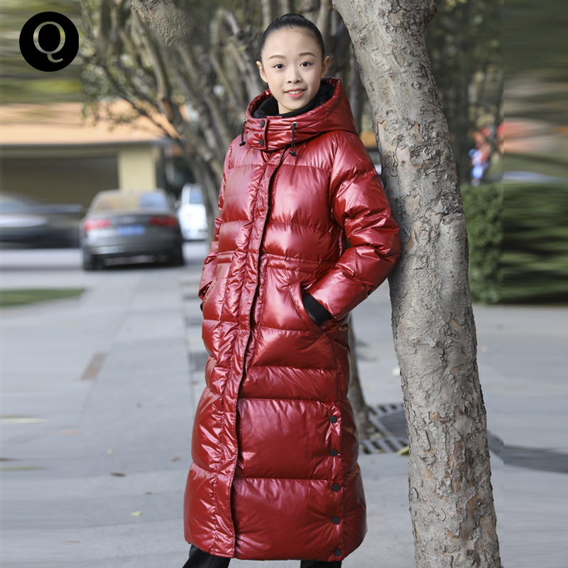 青青之舞 | 冬季过膝长款溢彩防风与绒服舞蹈生男女同款保暖外套