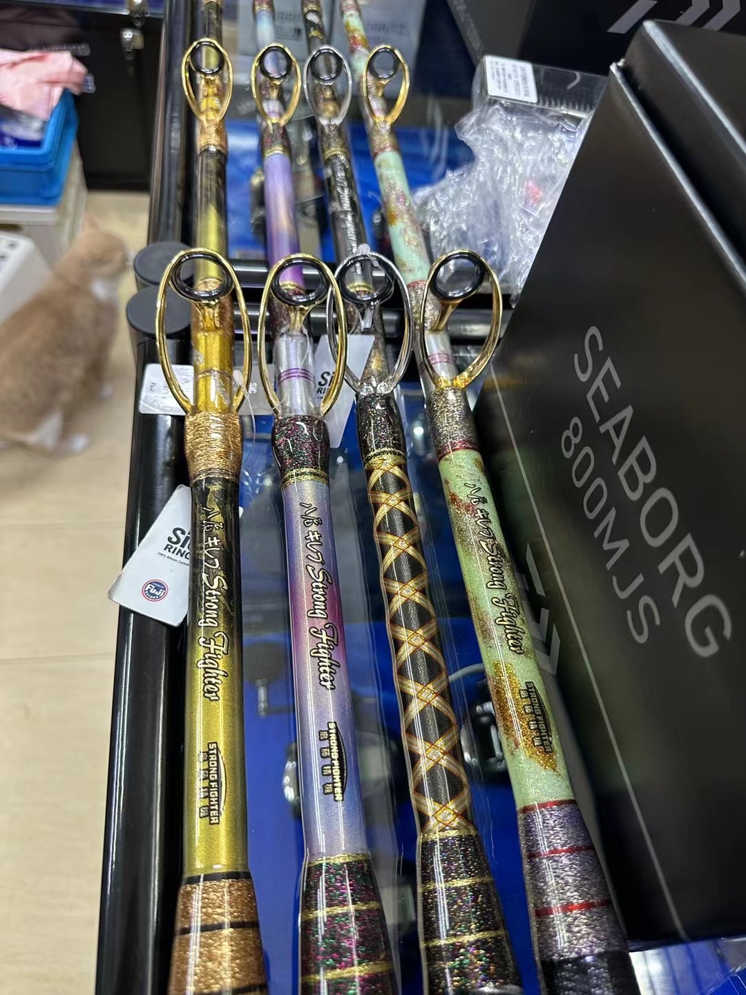 启藤精机船竿深海南油竿船钓竿电绞杆500#-1100#轻量化碳纤维船竿