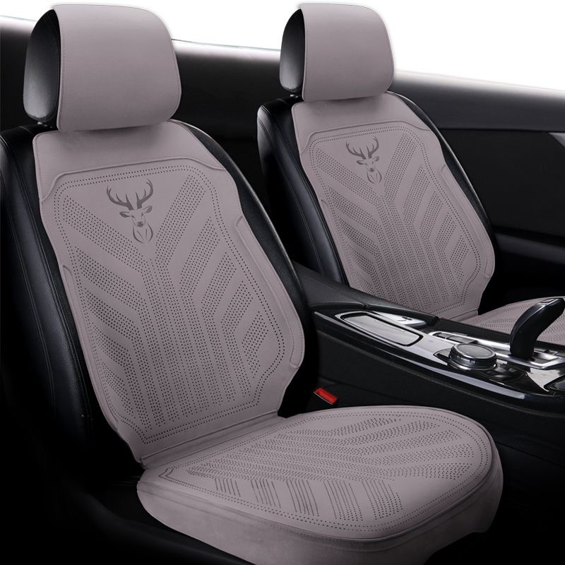 【长安坐垫】翻毛皮汽车坐垫四季通用打孔透气半包围座垫汽车专用