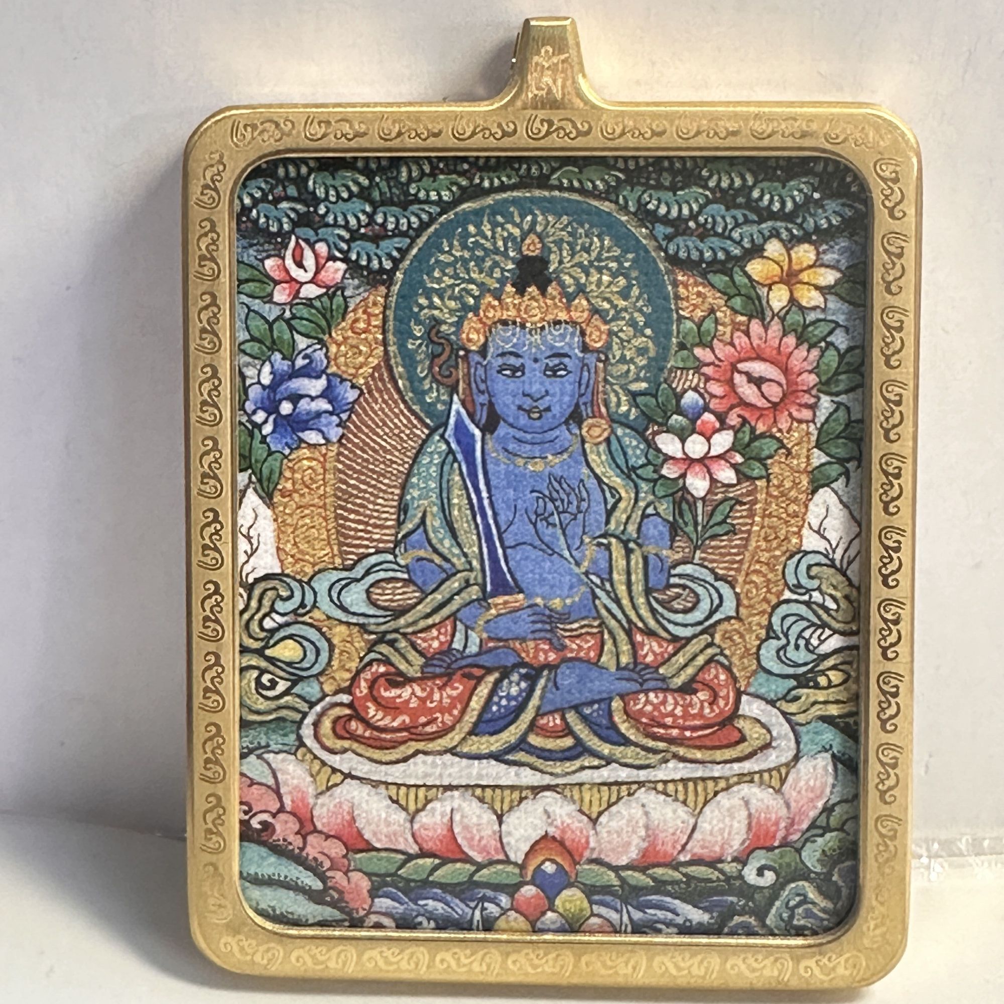  牛 虎 虚空  热贡   唐卡  藏族 文化 艺术 钛钢 壳子
