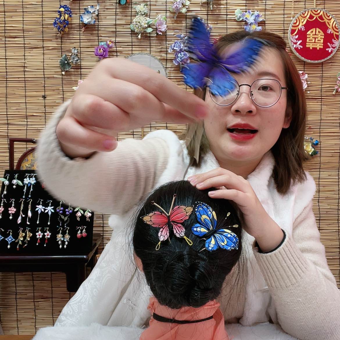 【闪购商品】文手工织绣