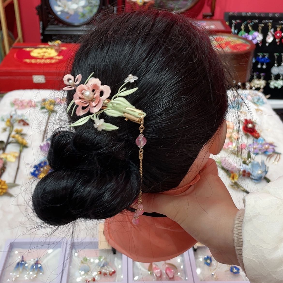【闪购商品】文手工织绣