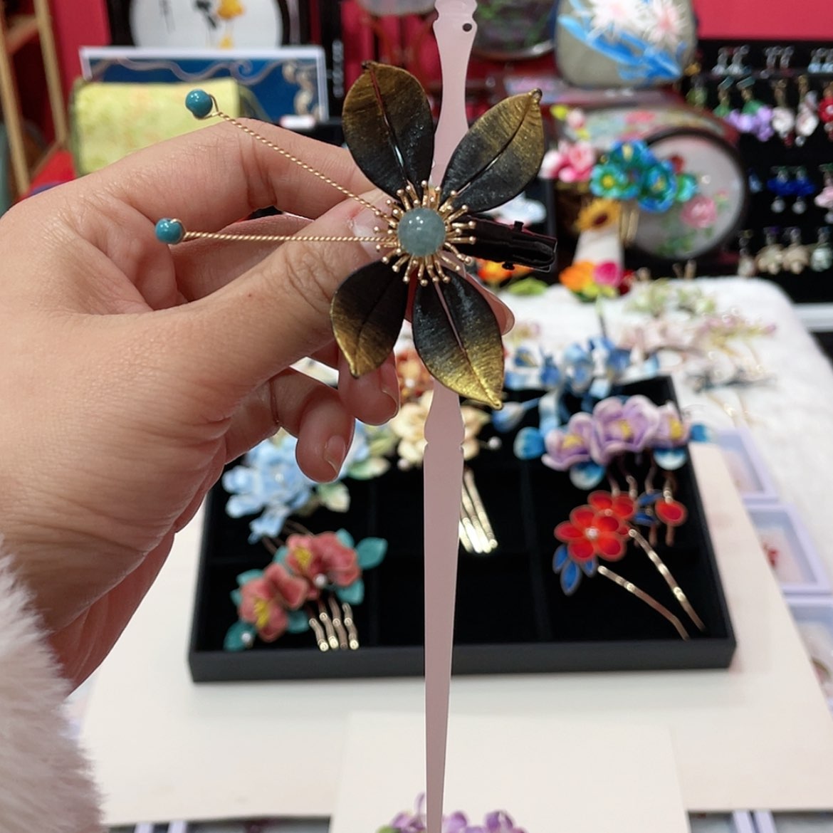 【闪购商品】手工敏改款不退换织绣M****柳