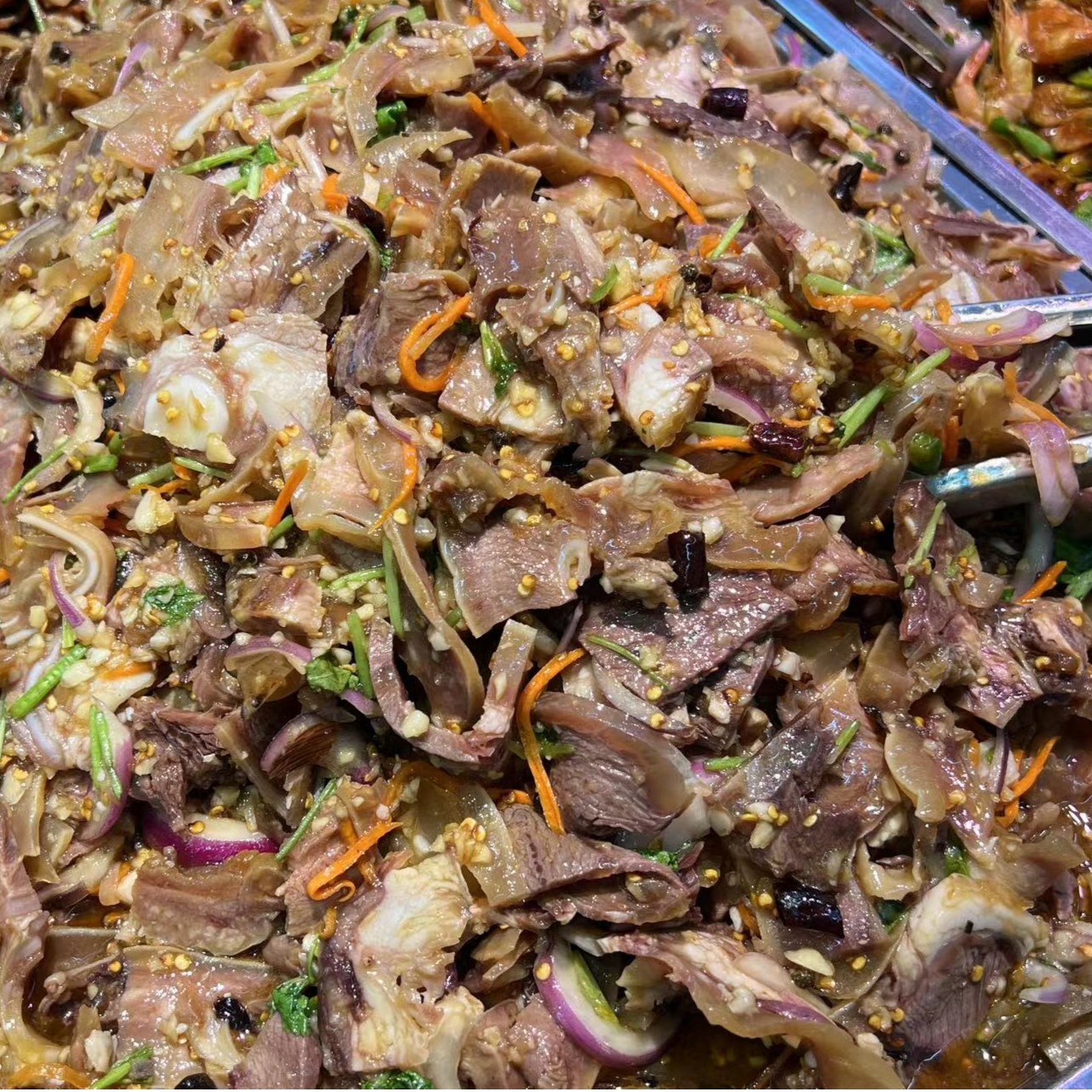 （福利品）凉拌牛头肉1斤 一盒（拌菜）