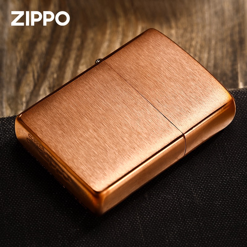 ZIPPO打火机/美版-48017纯紫铜光板22纪念香槟晚霞TC9901US【阿明1