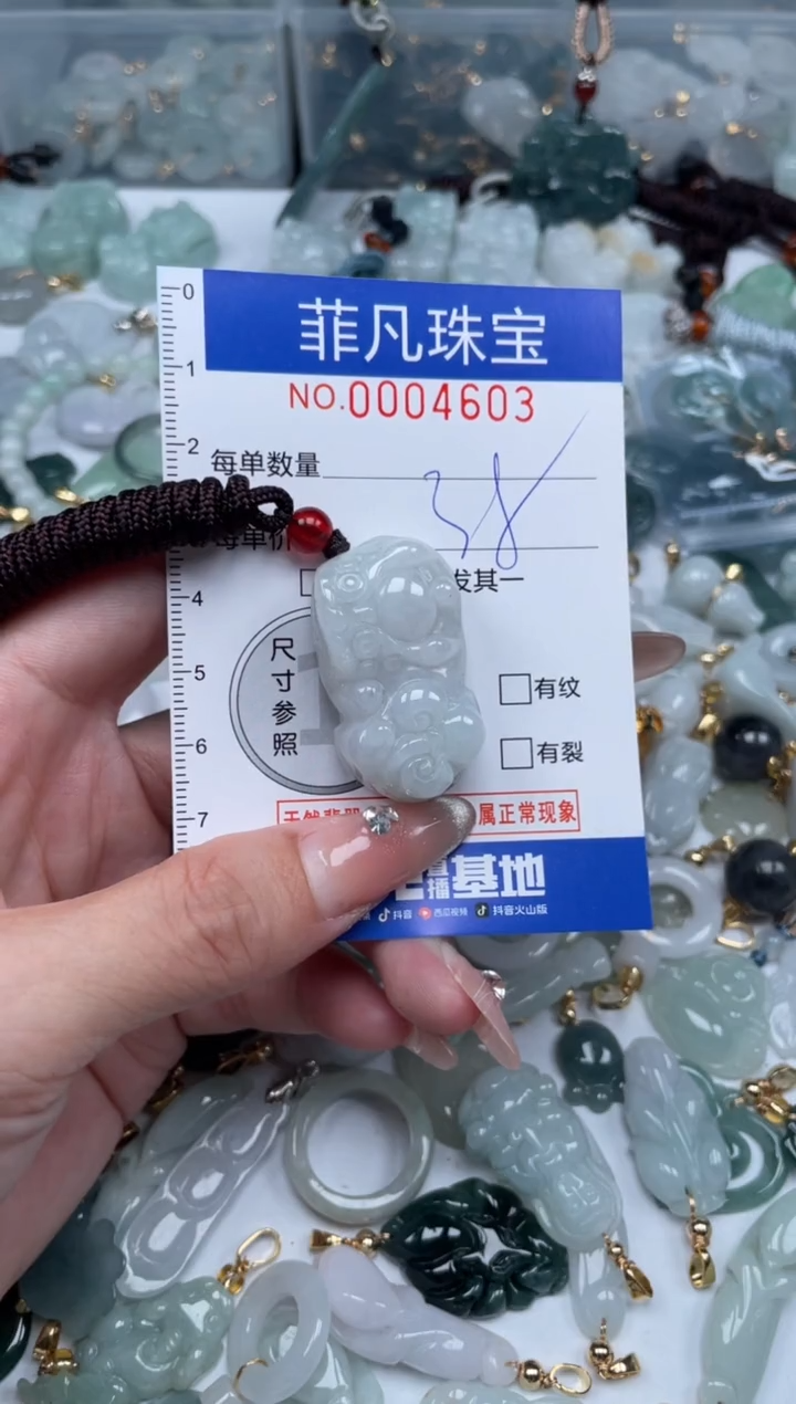 【闪购商品】翡翠颈饰未镶嵌000...4603