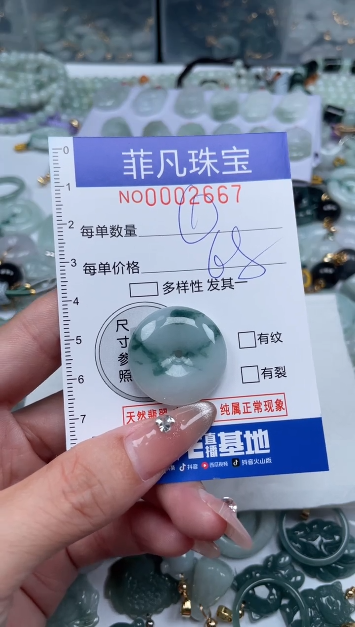 【闪购商品】翡翠颈饰未镶嵌000...2667
