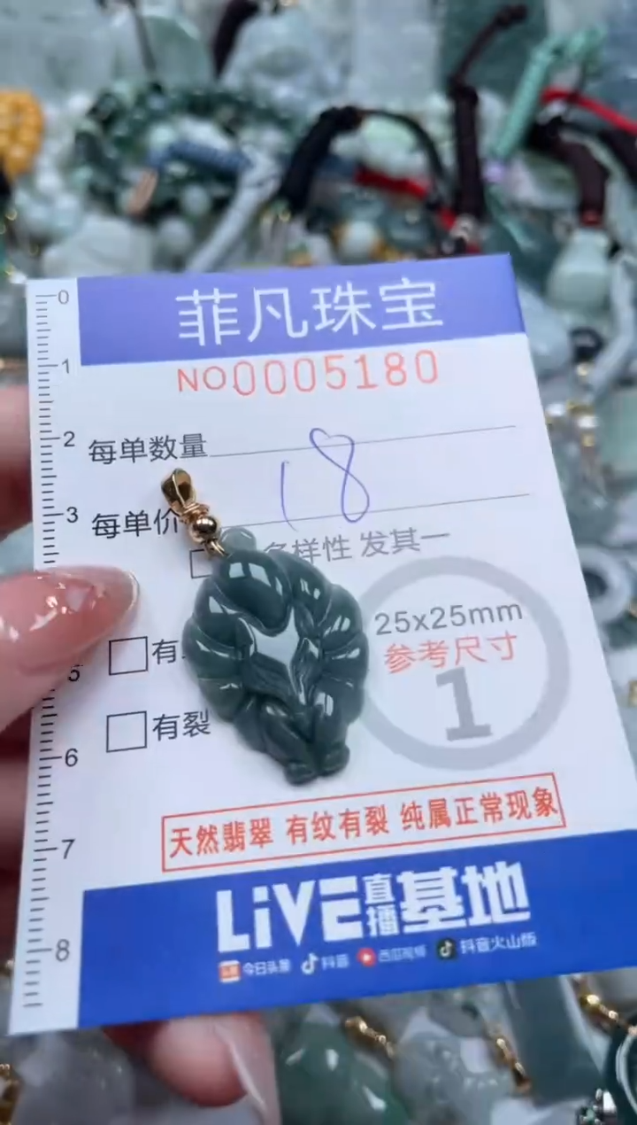 【闪购商品】翡翠颈饰未镶嵌00..5180