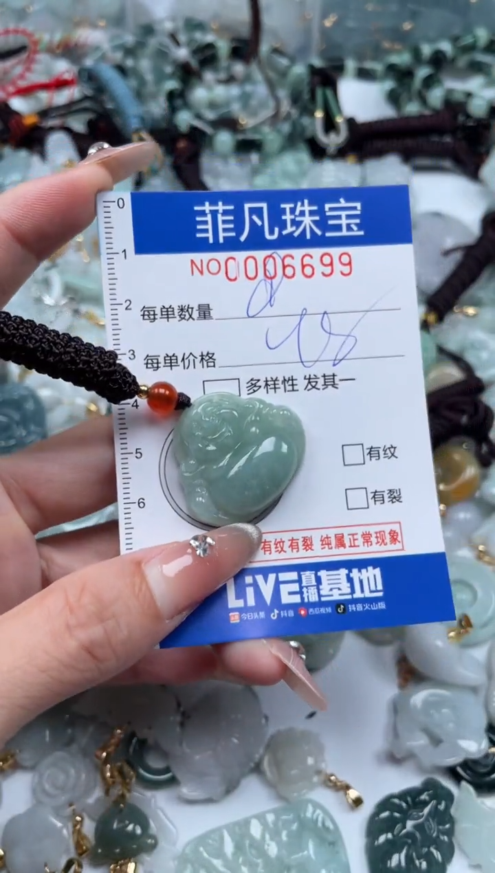 【闪购商品】翡翠颈饰未镶嵌000...6699