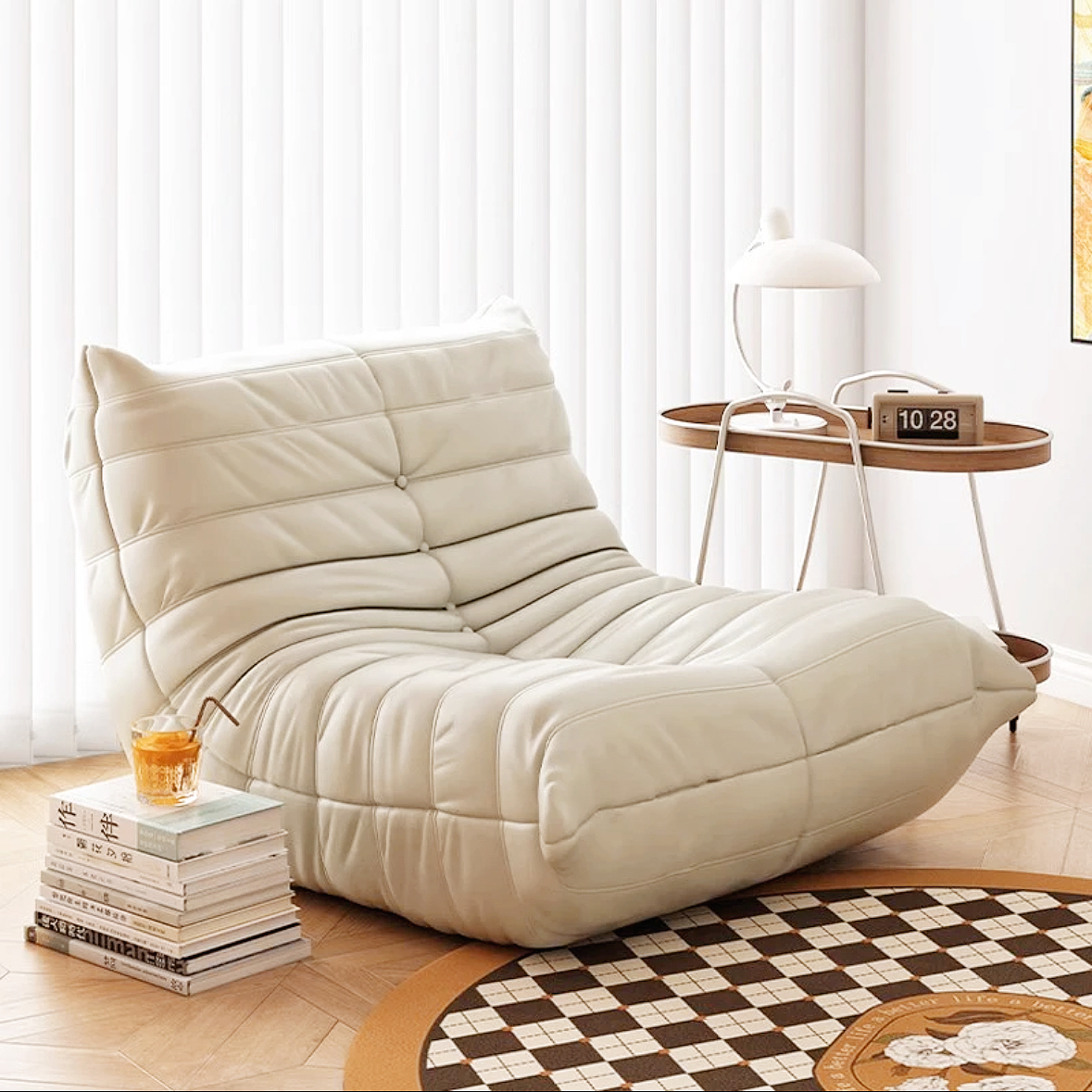 毛毛虫懒人沙发网红可躺可睡家用客厅榻榻米松弛感单人沙发椅沙发