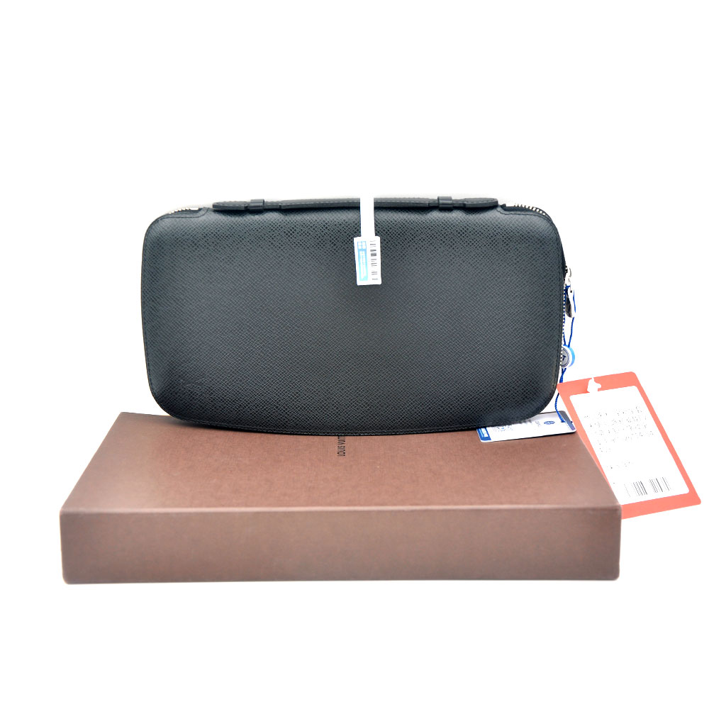 全新未使用 LouisVuitton/路易威登 全新未使用 黑银手拿包/54459