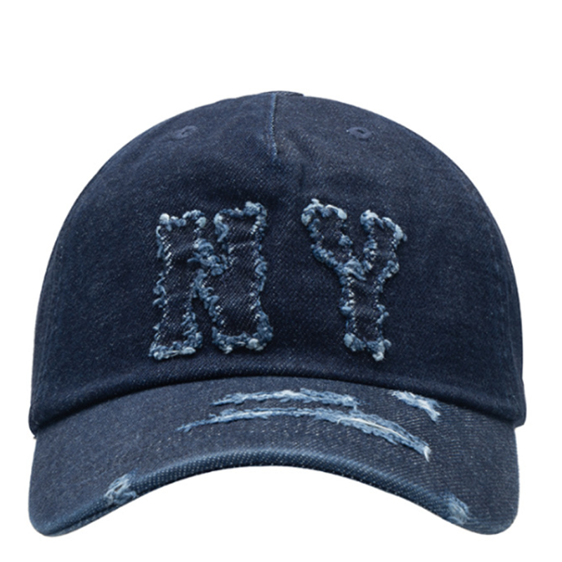 MLB帽子可调节牛仔时尚潮流NY棒球帽鸭舌帽子男女同款时尚潮流